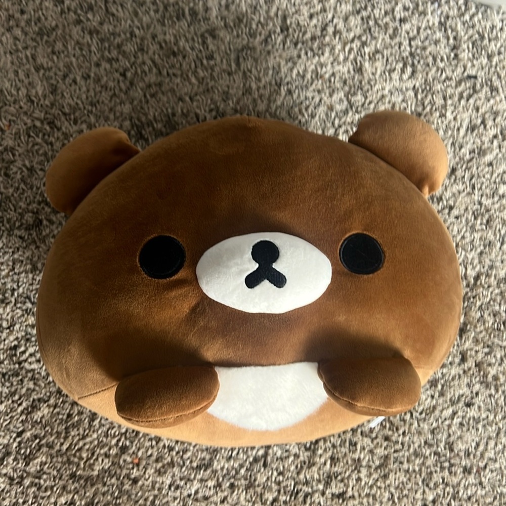 cute stuffed animal fit for a kid just bought